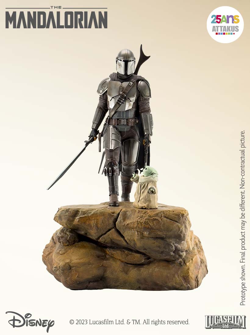 Figurine Star Wars - Djin Djarin, The Mandalorian - Attakus