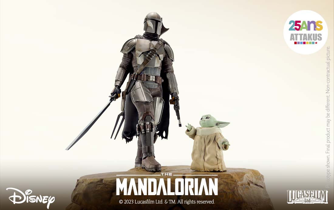 Figurine Star Wars - Djin Djarin, The Mandalorian - Attakus