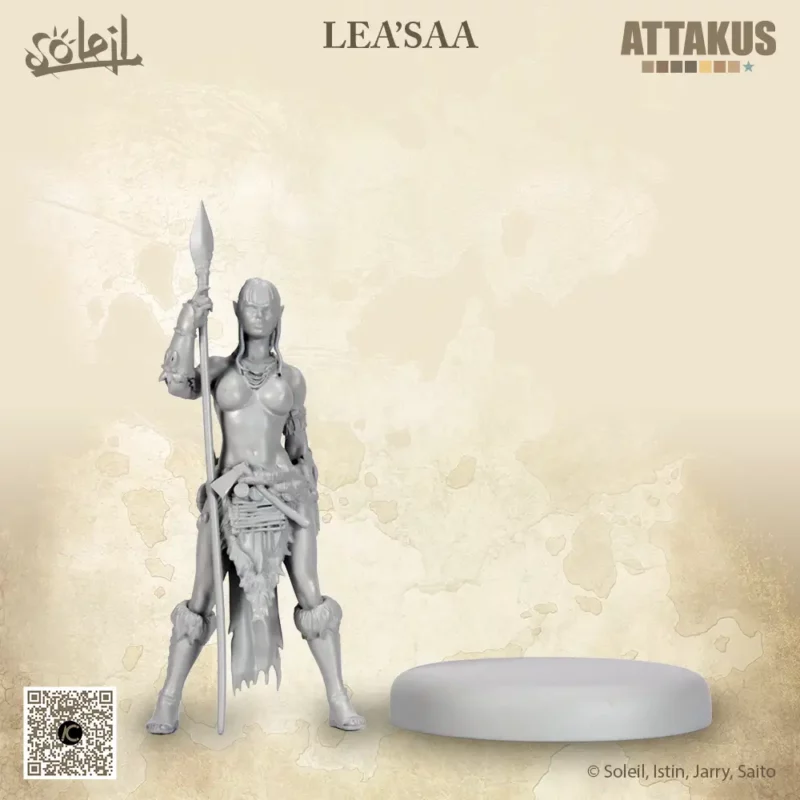 léa'saa-gris-diamant-face+socle-monde-aquilon-attakus-figurine-soleil